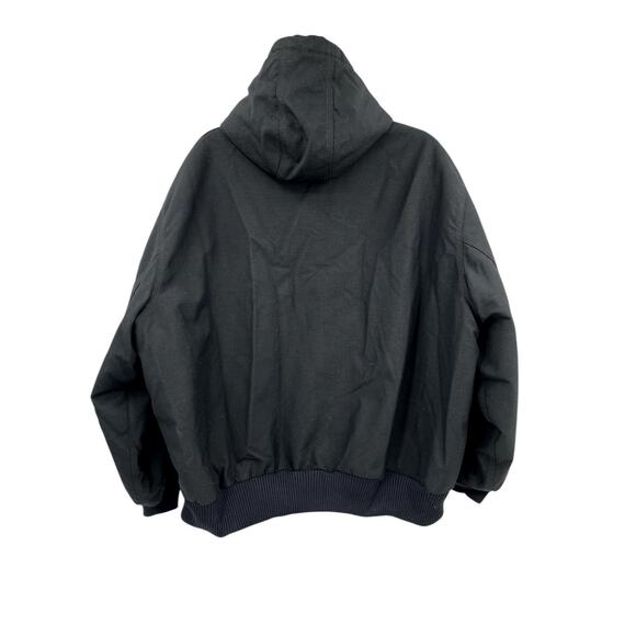 Carhartt J133 BLK Mens 3XL Black Work Coat Quilted - Picture 7 of 9